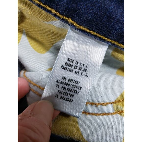 Lucky Brand Jeans Size 14 Womens Blue Stretch Pant Mid Rise Sweet and Straight - Picture 4 of 13